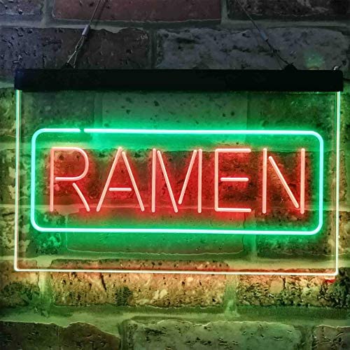 Ramen Noodles Dual LED Neon Light Sign